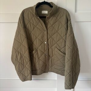 Z Supply Women's Quilted Cropped Jacket